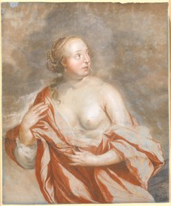 Femme courant, ½ figure