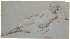 Modèle féminin allongé