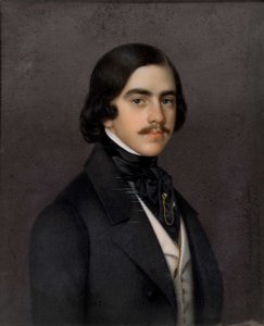 Portrait de Mikhaïl Alexandrovitch Bakounine 1814-1876, 1841