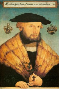 Portrait de Leonhart Fuchs (1501-1566) - Heinrich Füllmaurer