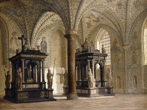 Cathédrale de Roskilde, Danemark, 1874 - Heinrich Hansen