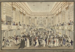 Bal masqué dans la Redoutensaal de la Hofburg de Vienne - Heinrich Joseph Schütz