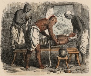 Égypte antique : Enveloppement de la momie, 1866