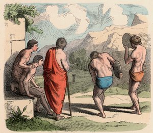 Grèce antique : Sport, lancer de disque