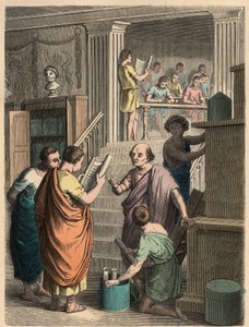 Rome antique : Vente et fabrication de livres