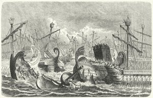 Victoire de la flotte romaine sur les Carthaginois à la bataille des Îles Égates, 241 av. J.-C.
