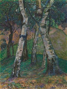 Bouleaux au Barkenhoff - Heinrich Vogeler