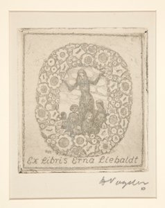 Ex-libris Erna Liebaldt