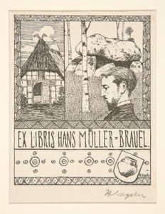 Ex-libris Hans Mueller-Blauel