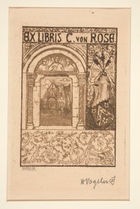 Ex-libris - Heinrich Vogeler
