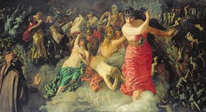 Scène de la Divine Comédie de Dante, 1880