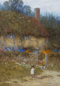 Un cottage près de Godalming, Surrey - Helen Allingham
