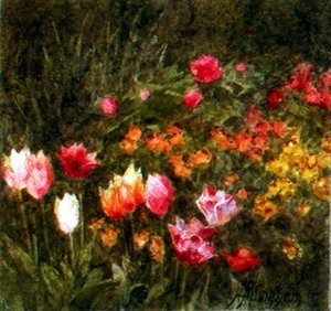 Un jardin de printemps - Helen Allingham