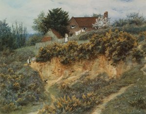 À Sandhills, Witley - Helen Allingham
