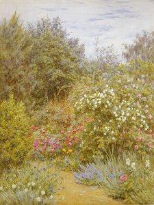 Roses dans un jardin du Surrey - Helen Allingham