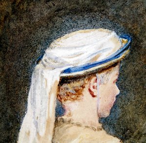 Le Bonnet Blanc - Helen Allingham