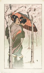 Pluie de fleurs de cerisier