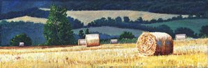Meules de foin sur une colline, 2012