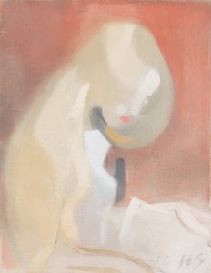 Fille aux cheveux blonds. 1916
