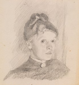 Autoportrait, 1880-1884 - Helene Schjerfbeck