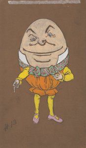 Humpty Dumpty (conception des costumes pour Alice au pays des merveilles, 1915) - Henderson, William Penhallow