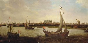 Vue de Haarlem depuis le nord - Hendrick Cornelisz. Vroom
