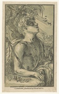 Jean le Baptiste dans le désert - Hendrick Goltzius (attributed to)