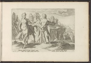 Apollon confie Asclépios à Chiron