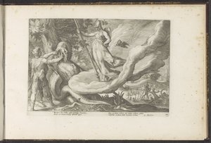 Cadmus sème les dents du dragon - Hendrick Goltzius (workshop of)