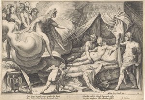 Mars et Vénus surpris par Apollon