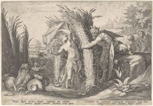 Pan et Syrinx - Hendrick Goltzius (workshop of)