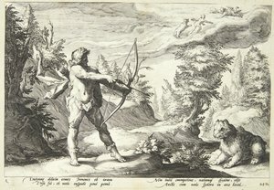 Arcas prêt à tuer sa mère - Hendrick Goltzius