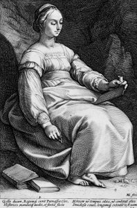 Clio - Hendrick Goltzius