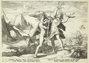 Daphné transformée en laurier - Hendrick Goltzius