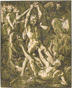 Hercule tuant Cacus
