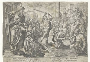 Le martyre de Paul - Hendrick Goltzius