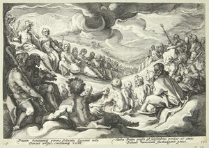 Jupiter consulte les dieux sur la destruction de l