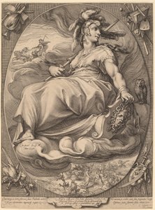 Minerve - Hendrick Goltzius