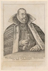 Portrait de Frédéric II, roi du Danemark et de Norvège - Hendrick Goltzius