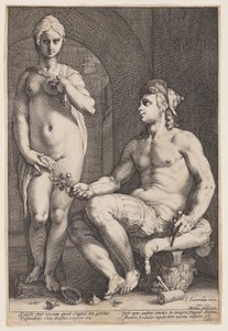 Pygmalion et Galatée - Hendrick Goltzius