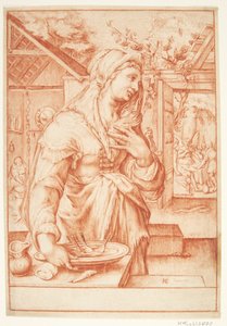 Sarah dans la cuisine - Hendrick Goltzius