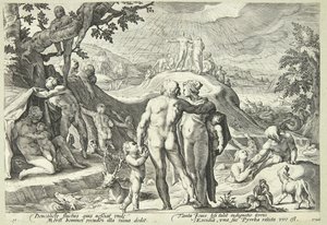 Le Déluge - Hendrick Goltzius