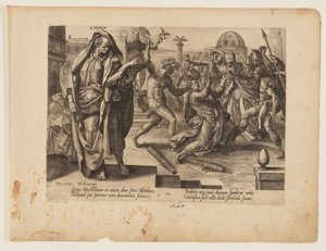 Le martyre de saint Matthias, extrait du Martyre du Christ et des Apôtres - Hendrick Goltzius