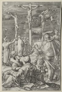 La Passion : Le Christ sur la Croix entre les Deux Voleurs - Hendrick Goltzius
