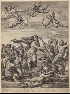 Le triomphe de Galatée - Hendrick Goltzius