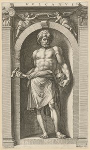 Vulcain, planche 4 de la série « Huit divinités antiques »