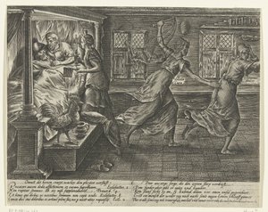 Qui plaide a des nuits sans sommeil (Abus de la procédure) - Hendrick Goltzius