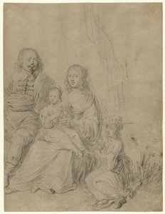 Groupe familial composé d