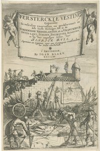 Page de titre pour Henrich Ruse, Versterckte Vesting, 1654 - Hendrick baron van Ruse