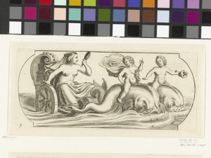 Amphitrite sur un char (Nouveau Livre des Dieux et Déesses de la Marine)